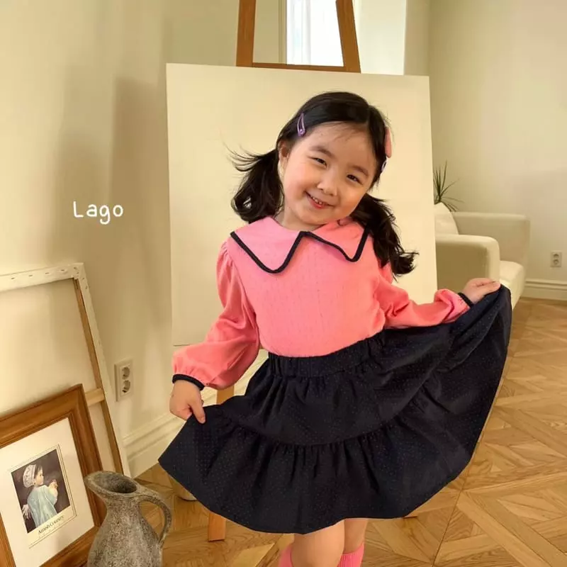 Lago - Korean Children Fashion - #minifashionista - Roa Eyelet Tee