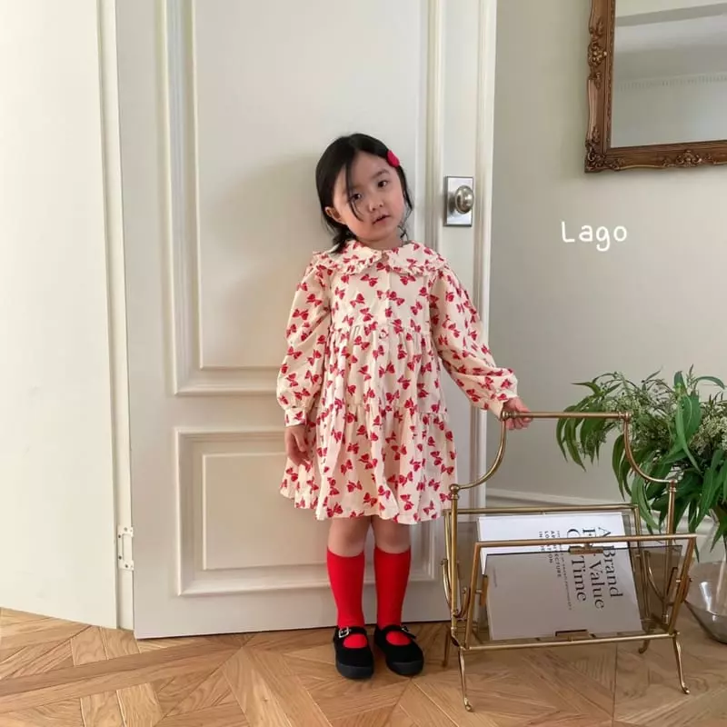 Lago - Korean Children Fashion - #minifashionista - Ribbon One-piece - 12