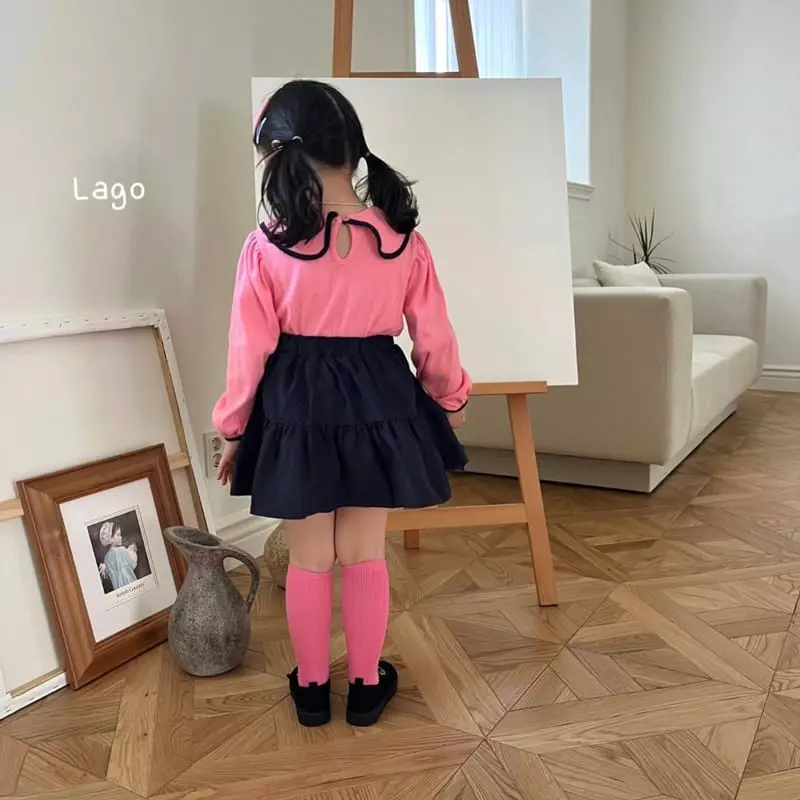 Lago - Korean Children Fashion - #prettylittlegirls - Roa Eyelet Tee - 2