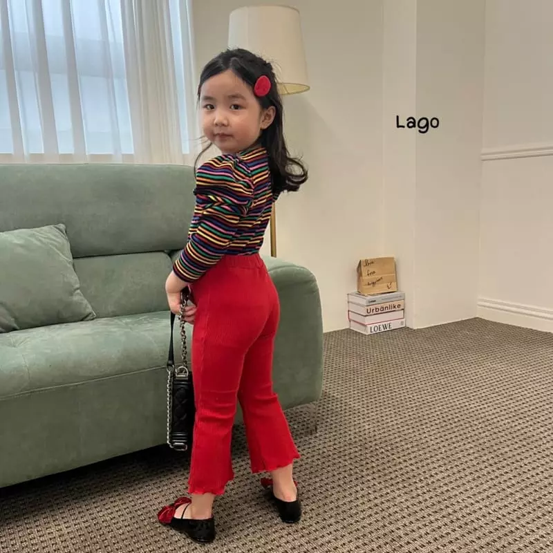 Lago - Korean Children Fashion - #prettylittlegirls - Elly Rib Pnats - 6