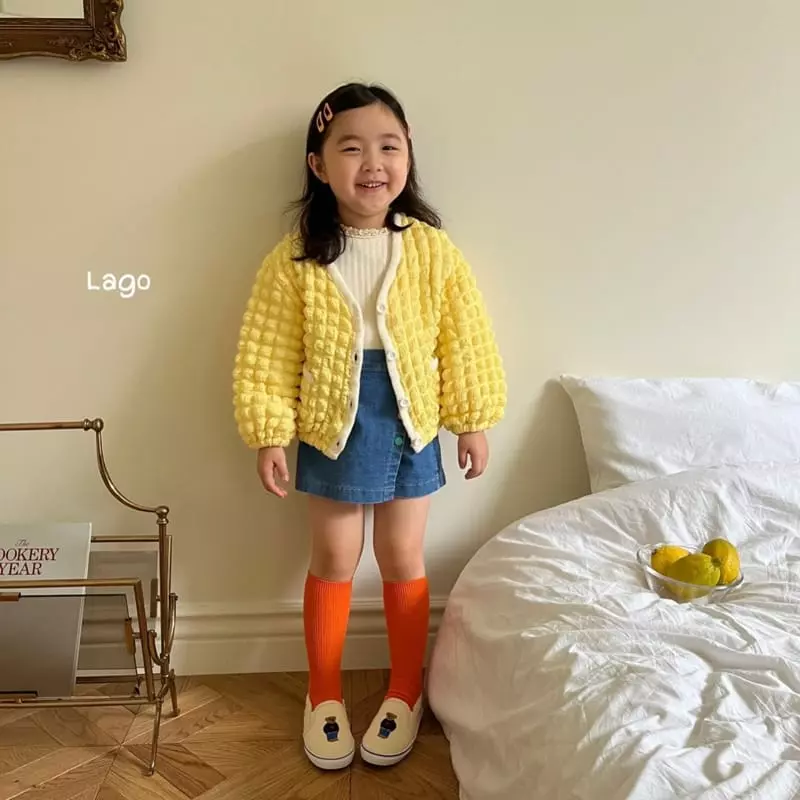 Lago - Korean Children Fashion - #prettylittlegirls - Bubble Bonding Cardigan - 11