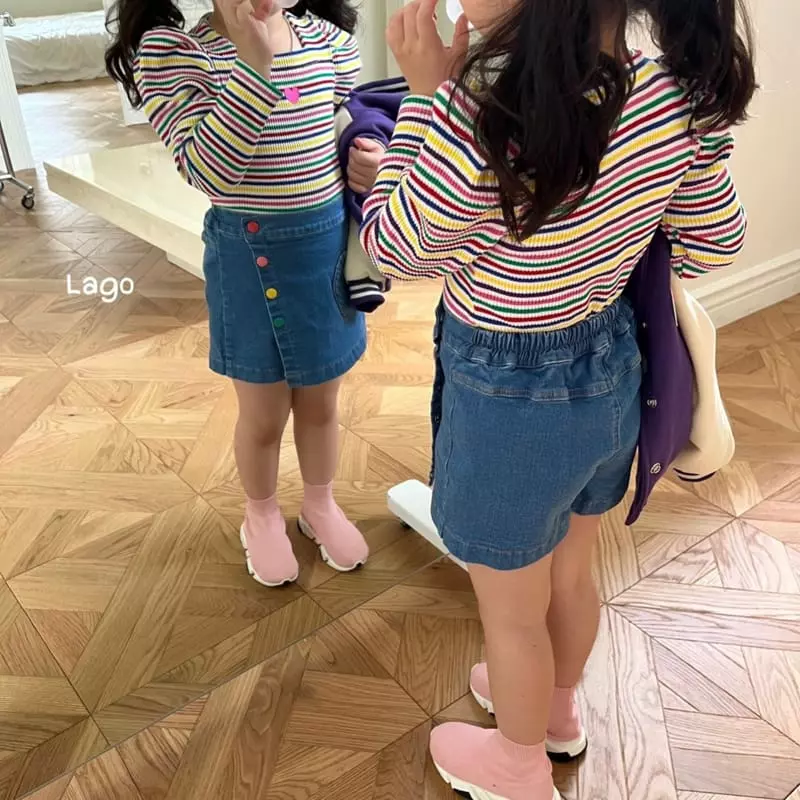 Lago - Korean Children Fashion - #stylishchildhood - Misha Stripes Tee - 9