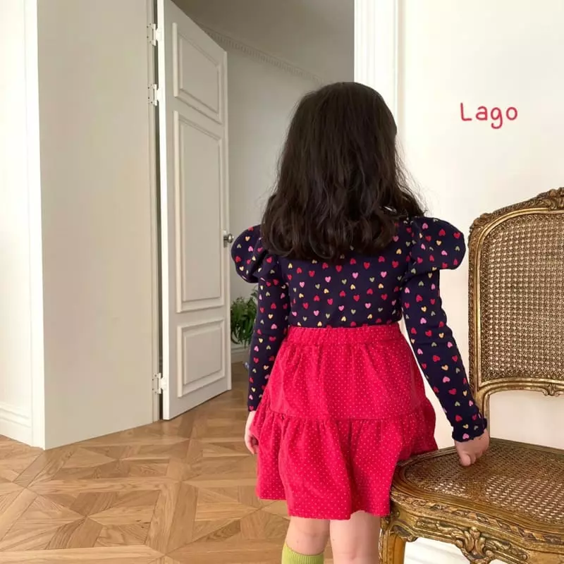 Lago - Korean Children Fashion - #todddlerfashion - Mickey Heart Tee - 8