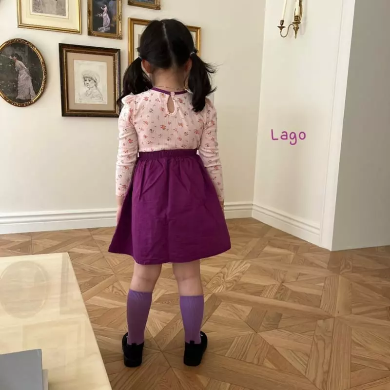 Lago - Korean Children Fashion - #todddlerfashion - Sweet Flower Tee - 5