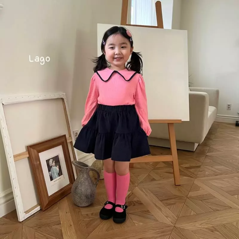 Lago - Korean Children Fashion - #todddlerfashion - Roa Eyelet Tee - 3