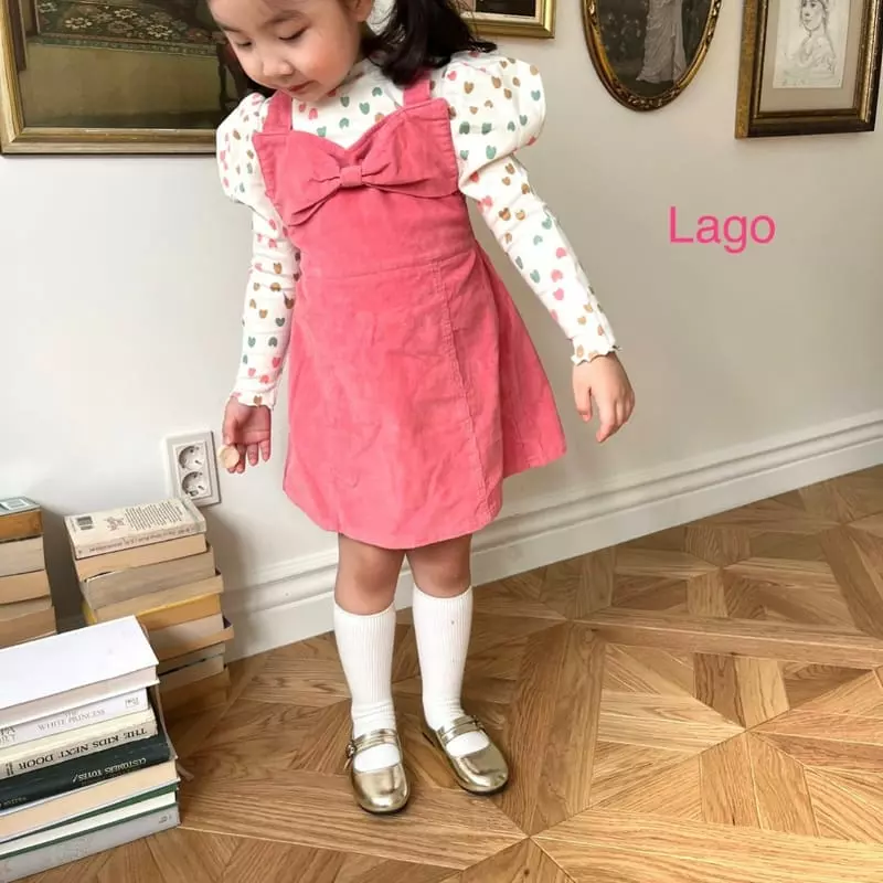 Lago - Korean Children Fashion - #toddlerclothing - Mickey Heart Tee - 9