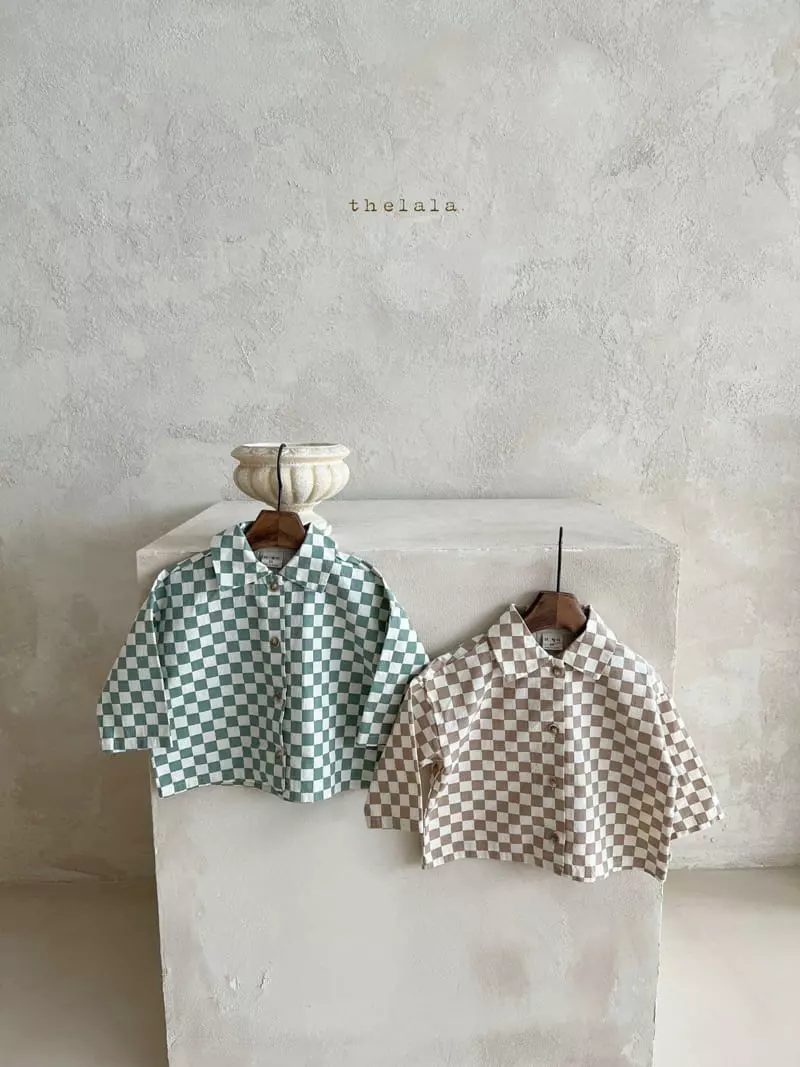 Lala - Korean Baby Fashion - #babyboutique - Square Shirt - 9