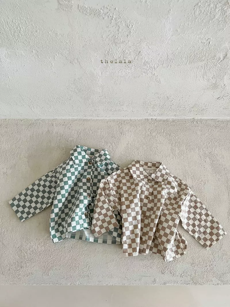 Lala - Korean Baby Fashion - #babyboutiqueclothing - Square Shirt - 11
