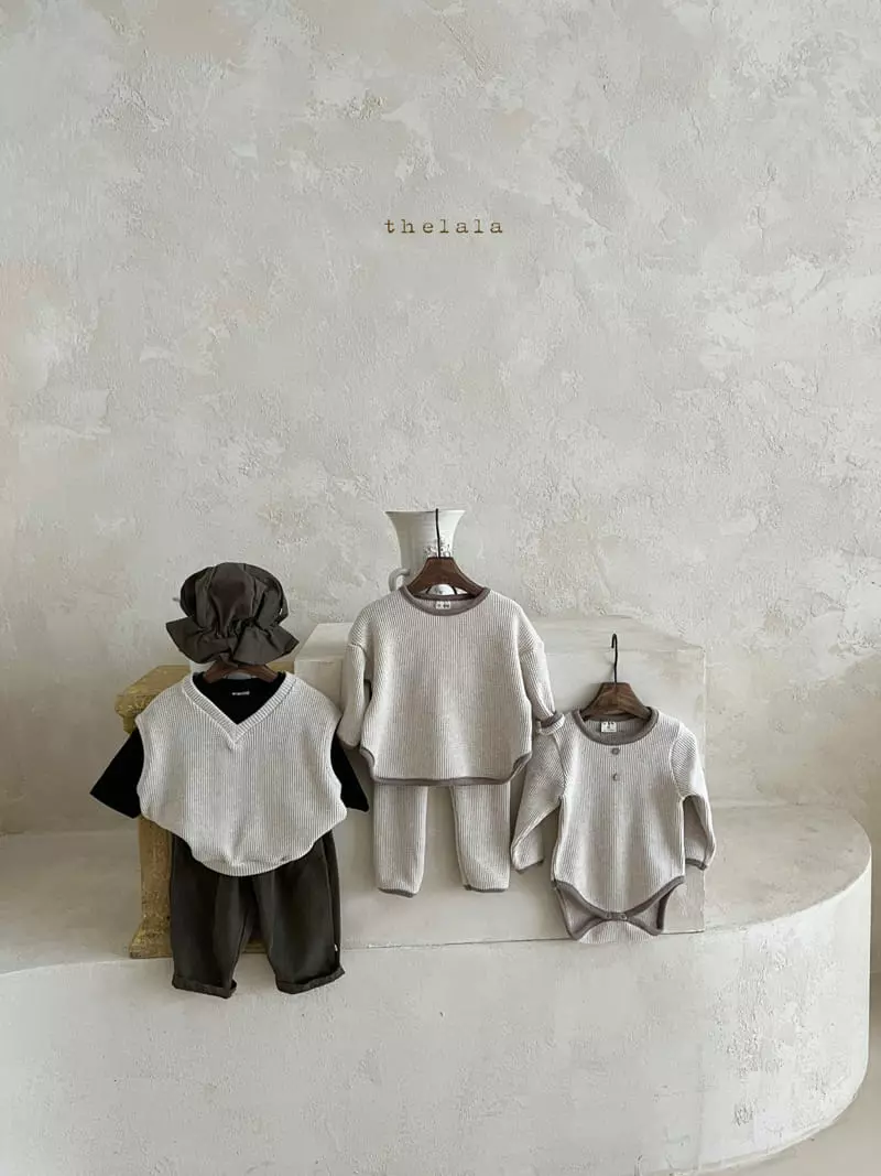 Lala - Korean Baby Fashion - #babyclothing - Croiffle Bodysuit - 6