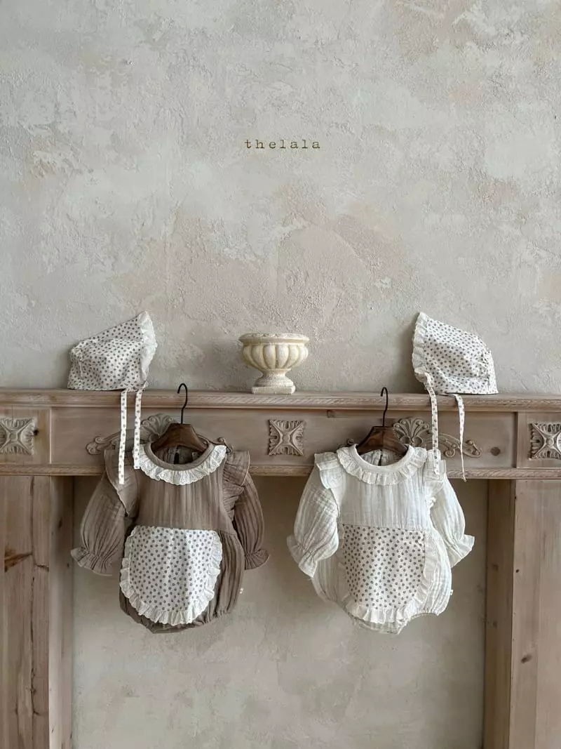 Lala - Korean Baby Fashion - #babylifestyle - Marie Bodysuit with Bonnet - 3