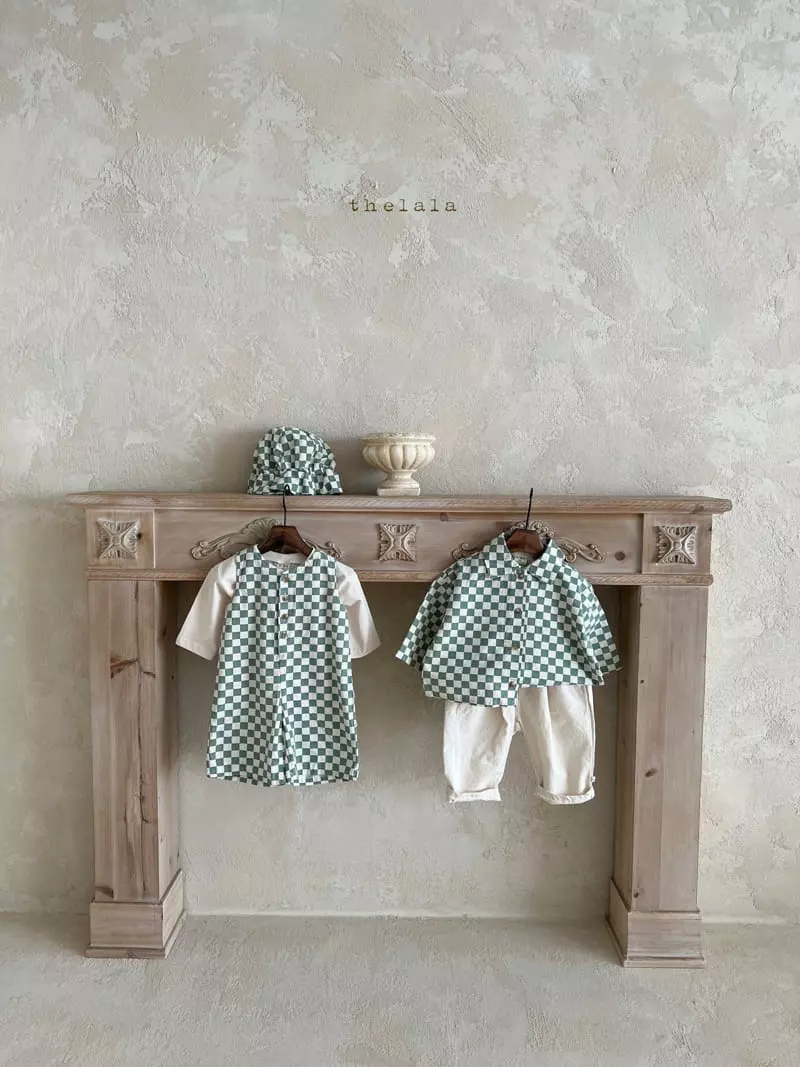 Lala - Korean Baby Fashion - #babyoninstagram - Square Shirt - 2