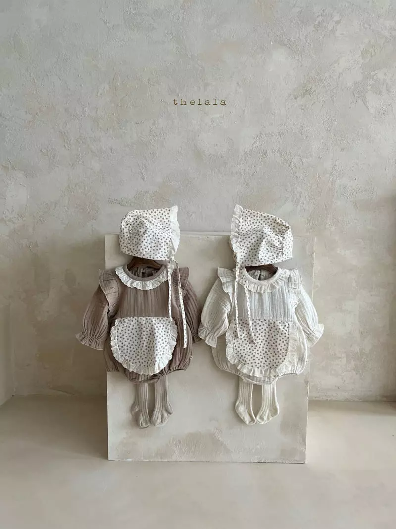 Lala - Korean Baby Fashion - #babylifestyle - Marie Bodysuit with Bonnet - 4