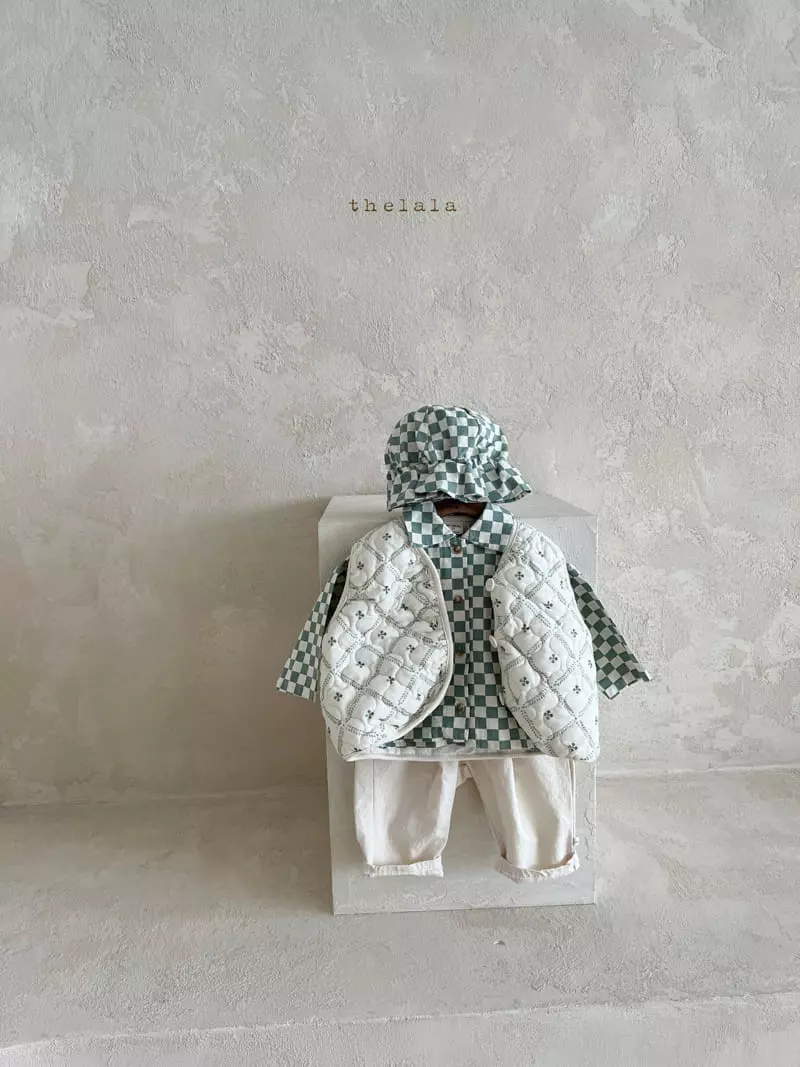 Lala - Korean Baby Fashion - #babyootd - Square Shirt - 4