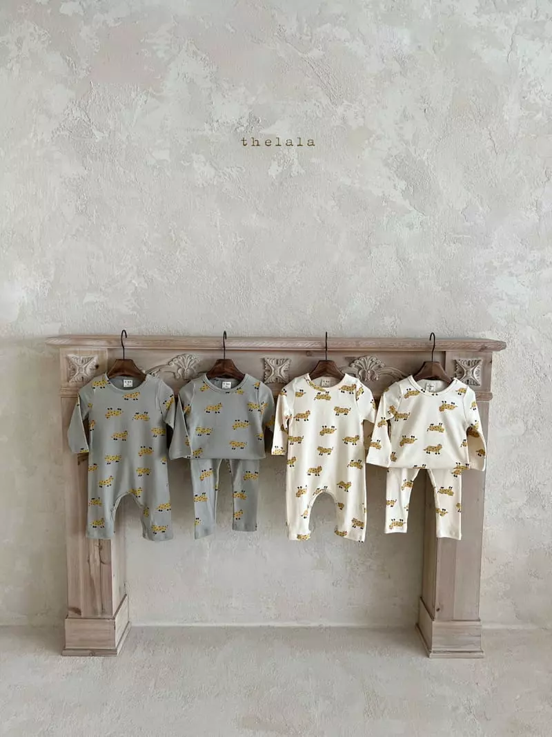 Lala - Korean Baby Fashion - #babyoutfit - Zoo Bodysuit - 3