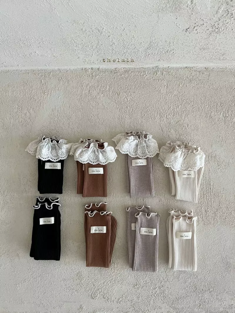 Lala - Korean Baby Fashion - #onlinebabyboutique - Holly Knee Socks - 2