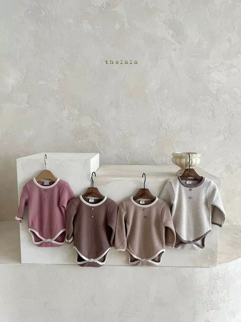 Lala - Korean Baby Fashion - #onlinebabyboutique - Croiffle Bodysuit