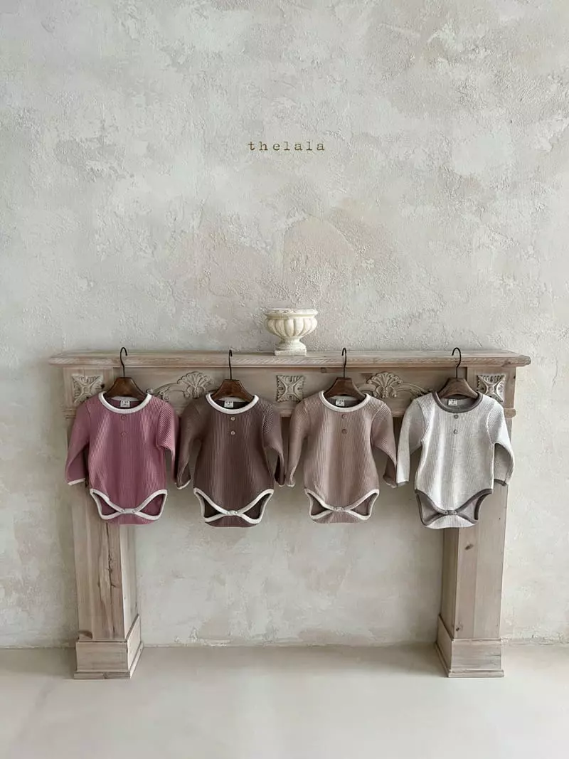 Lala - Korean Baby Fashion - #onlinebabyshop - Croiffle Bodysuit - 2