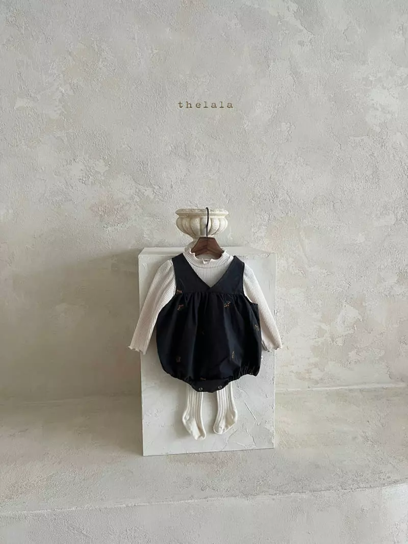 Lala - Korean Baby Fashion - #smilingbaby - Ann Embroidery Bodysuit - 6
