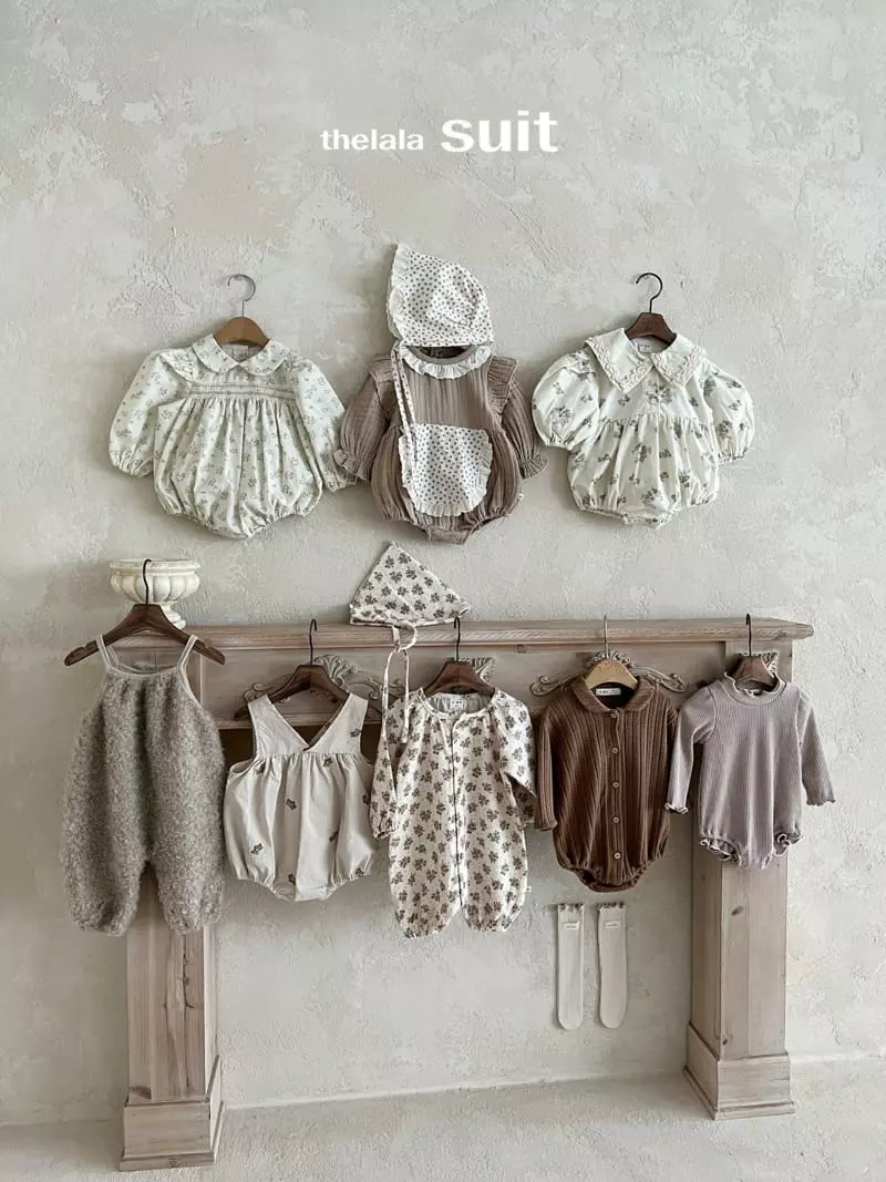 Lala - Korean Baby Fashion - #smilingbaby - Marie Bodysuit with Bonnet - 11