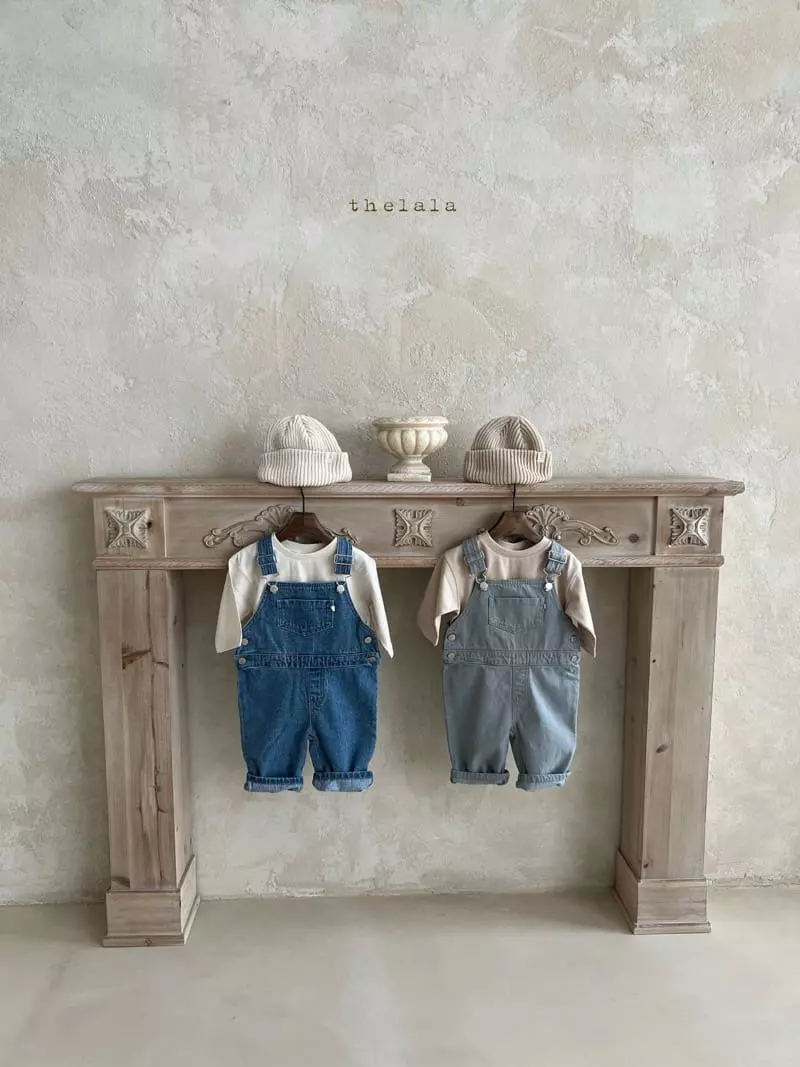 Lala - Korean Children Fashion - #Kfashion4kids - Gogo Deim Dungarees