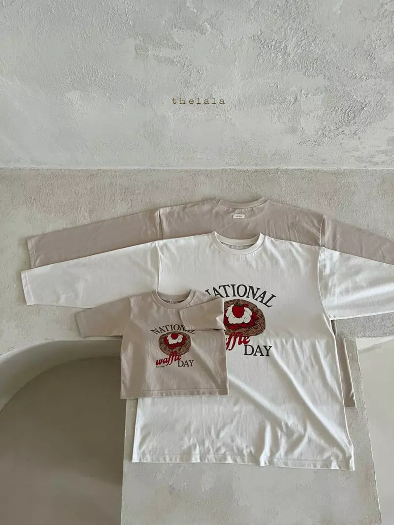 Lala - Korean Children Fashion - #Kfashion4kids - Strawberry Waffle Tee with Mom - 9