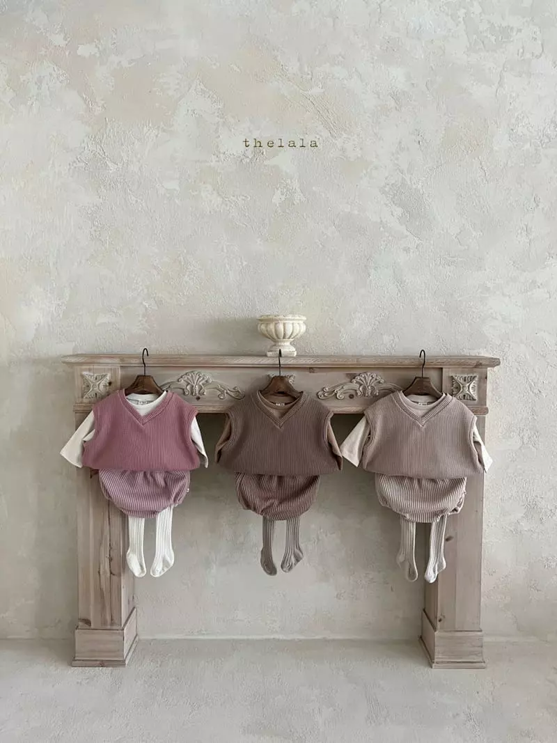 Lala - Korean Children Fashion - #childofig - Croiffle Vest - 2