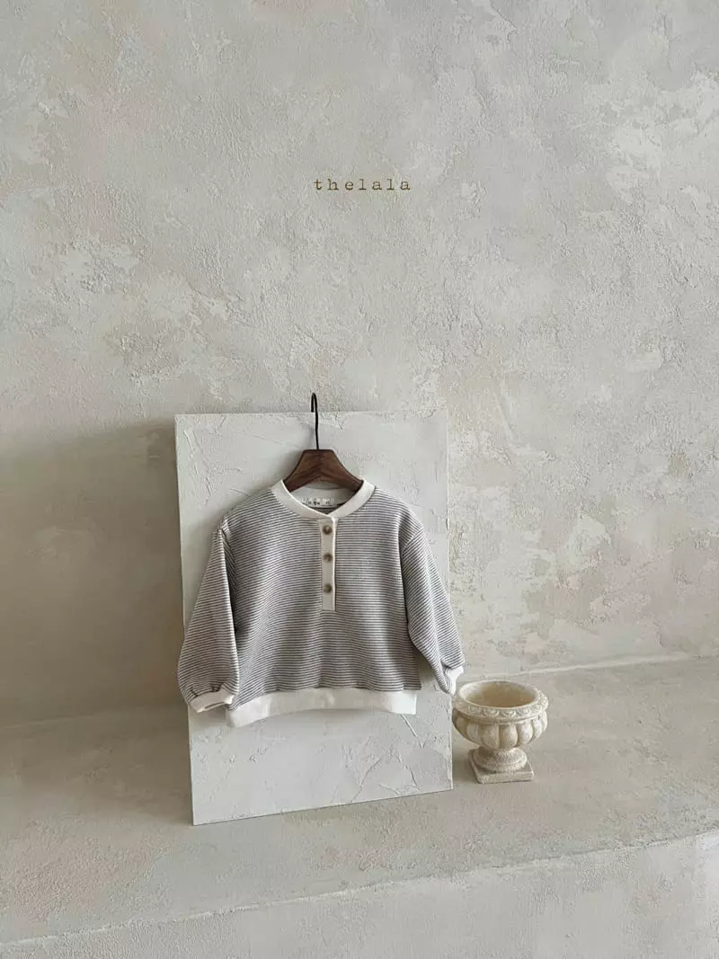 Lala - Korean Children Fashion - #childofig - Stripes Sweatshirt - 8