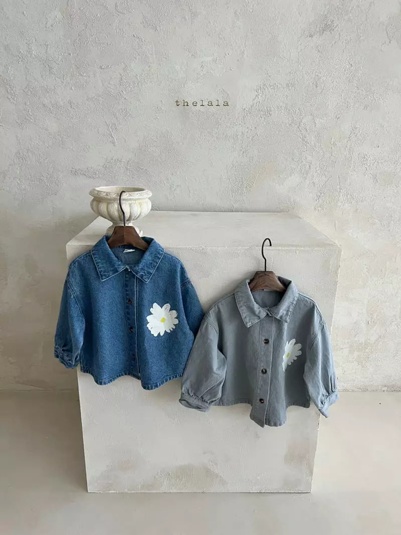 Lala - Korean Children Fashion - #childofig - Wanny Denim Shirt - 6