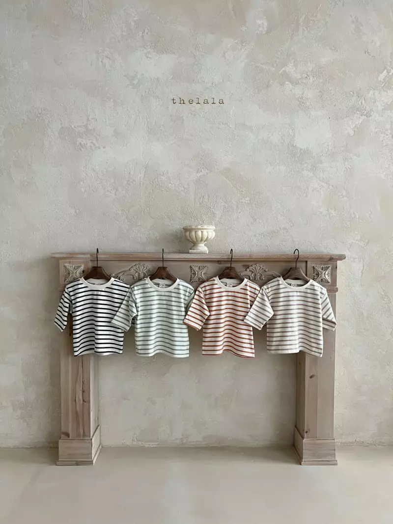 Lala - Korean Children Fashion - #childofig - Tin Stripes Tee with Mom - 2