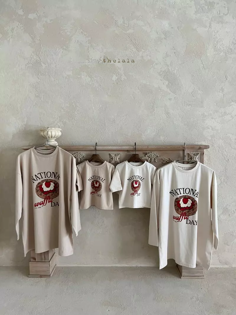Lala - Korean Children Fashion - #childofig - Strawberry Waffle Tee with Mom