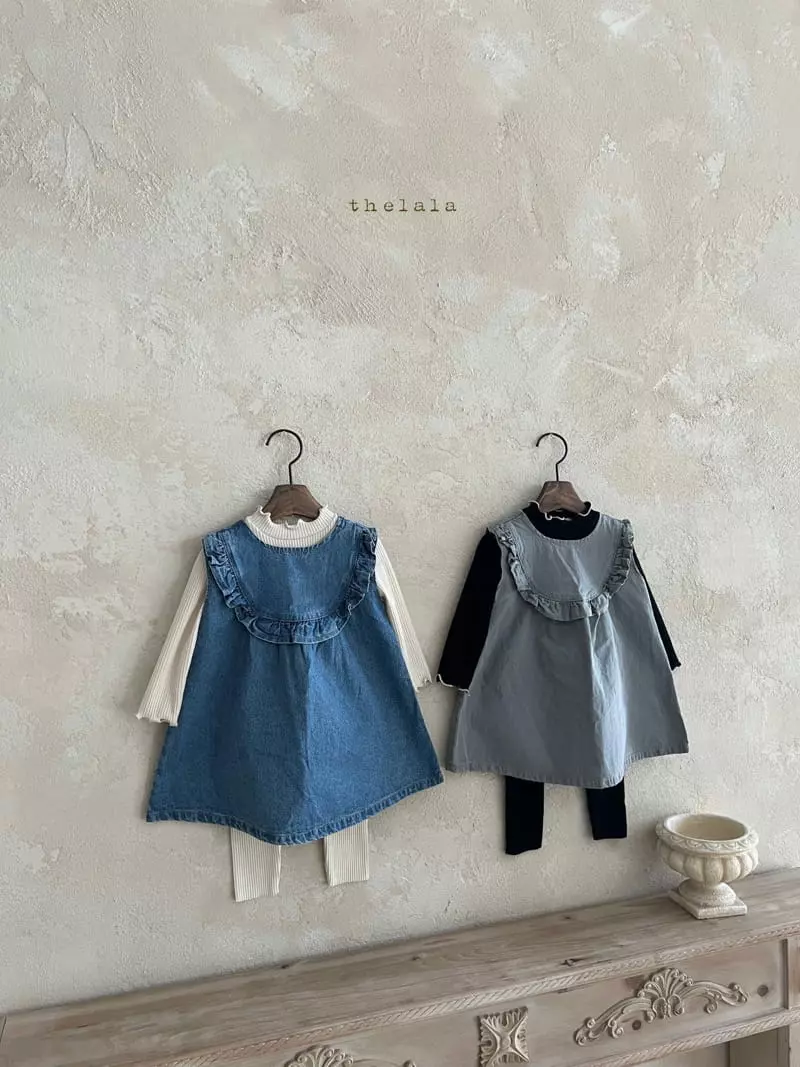 Lala - Korean Children Fashion - #discoveringself - Junny Denim One-piece - 8