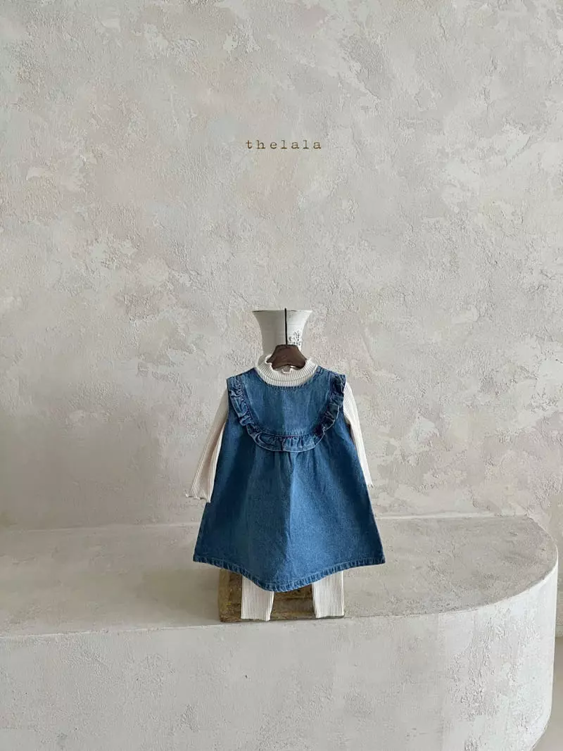 Lala - Korean Children Fashion - #fashionkids - Junny Denim One-piece - 9