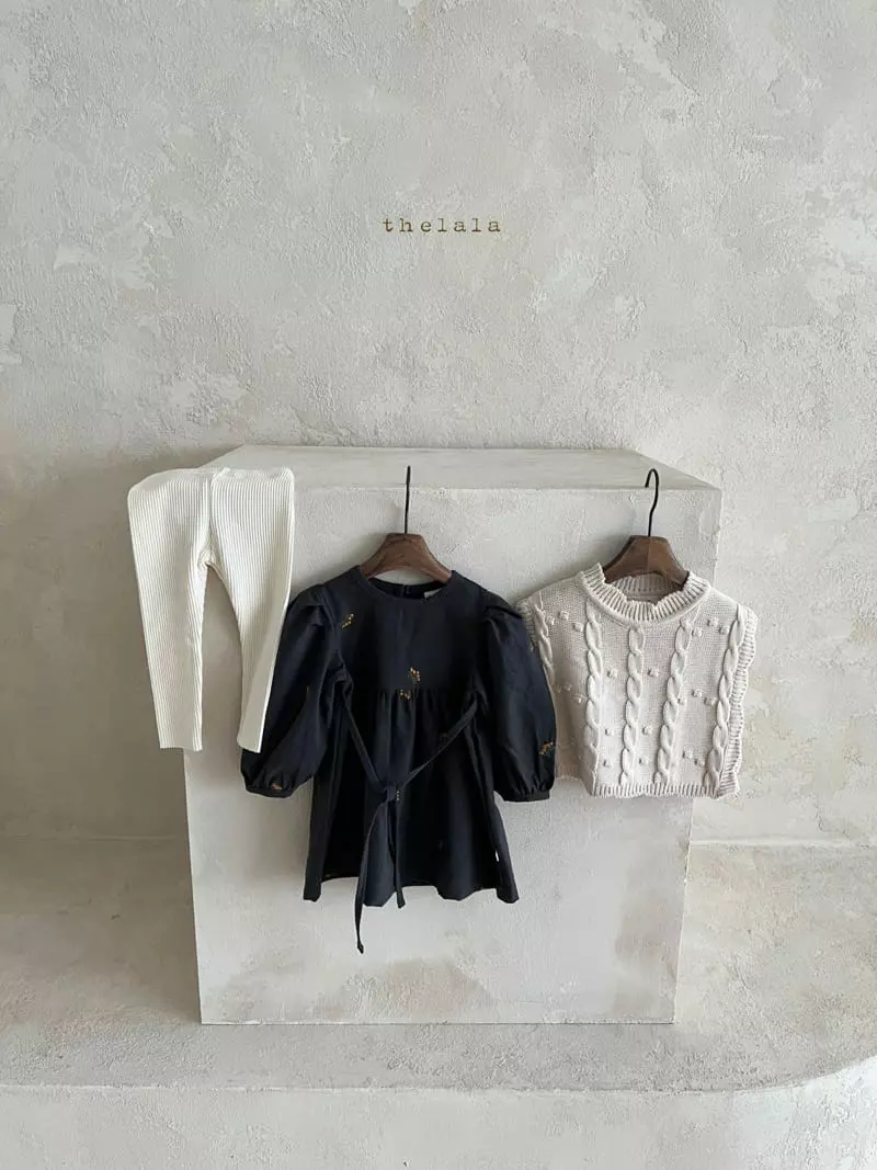 Lala - Korean Children Fashion - #fashionkids - Twist Vest with Mom - 4