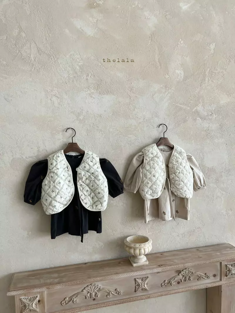 Lala - Korean Children Fashion - #kidsshorts - Ann Embroidery One-piece with Mom - 12
