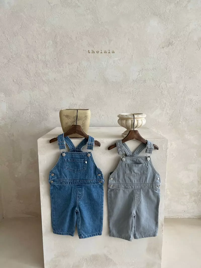 Lala - Korean Children Fashion - #kidsshorts - Gogo Deim Dungarees - 12