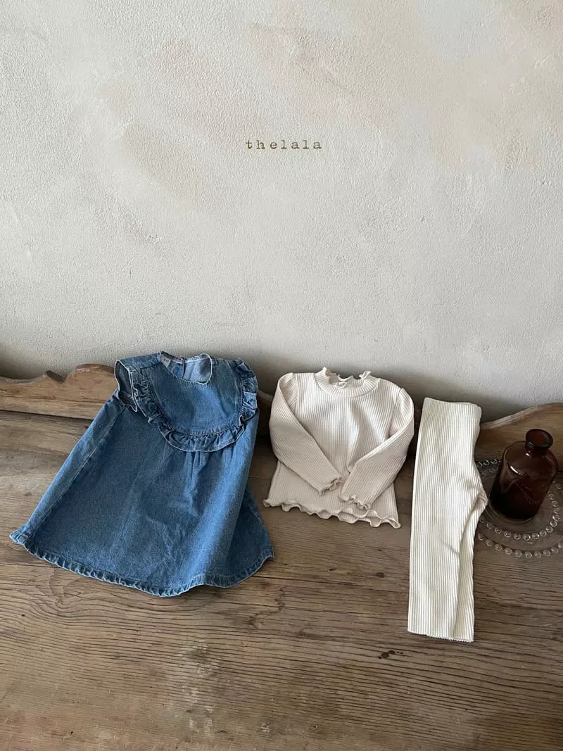 Lala - Korean Children Fashion - #kidsshorts - Junny Denim One-piece - 10