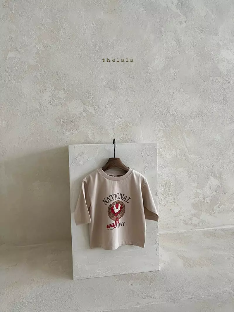 Lala - Korean Children Fashion - #kidzfashiontrend - Strawberry Waffle Tee with Mom - 8