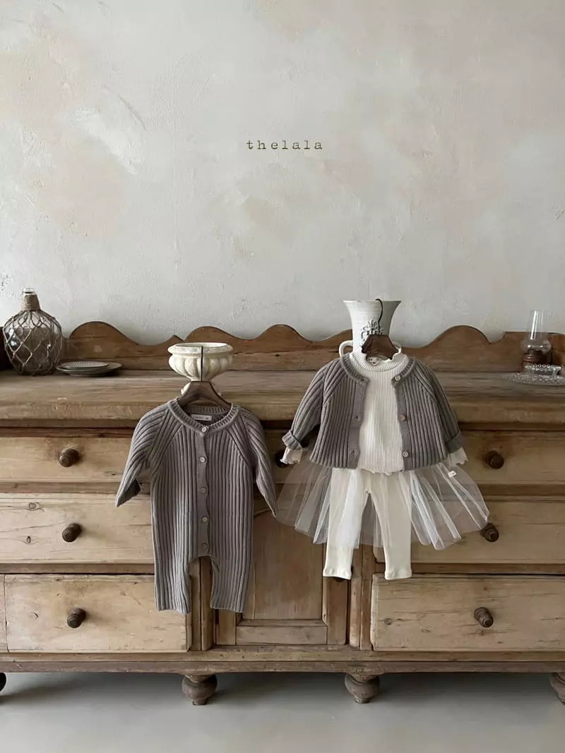 Lala - Korean Children Fashion - #magicofchildhood - Open Knit Cardigan - 5