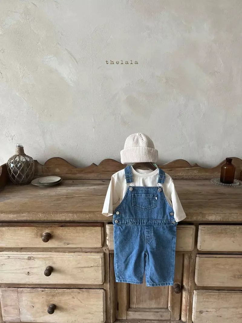 Lala - Korean Children Fashion - #magicofchildhood - Gogo Deim Dungarees - 3