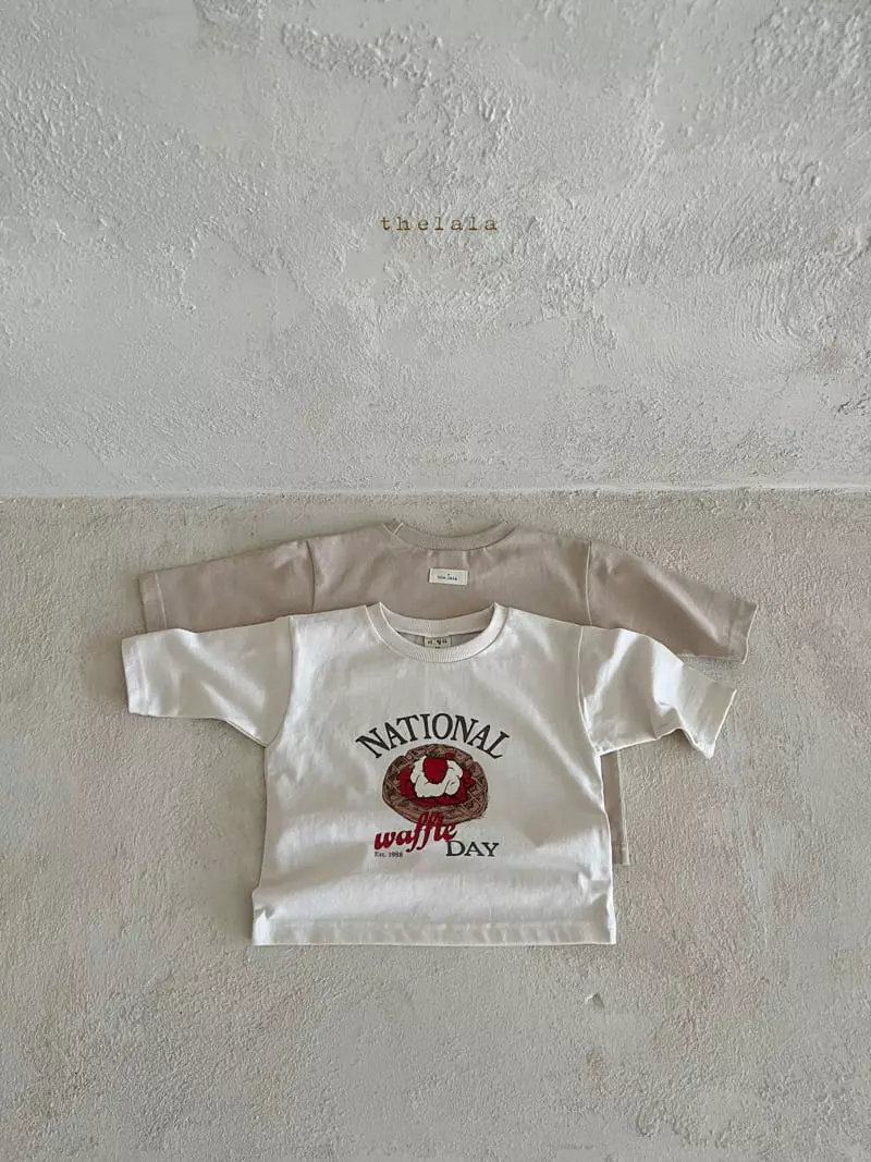 Lala - Korean Children Fashion - #magicofchildhood - Strawberry Waffle Tee with Mom - 11