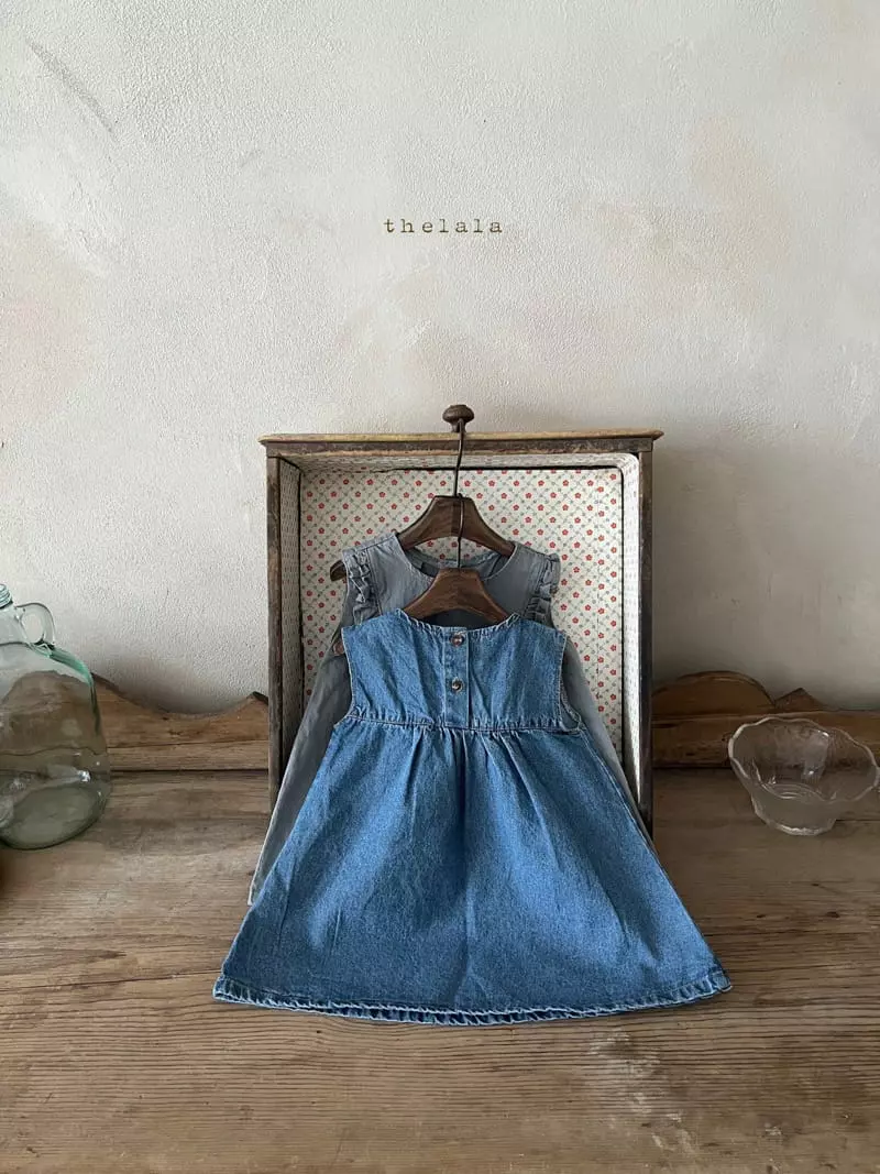 Lala - Korean Children Fashion - #minifashionista - Junny Denim One-piece - 2