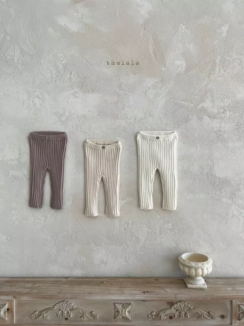 Lala - Korean Children Fashion - #todddlerfashion - Knit Ya Pants - 10
