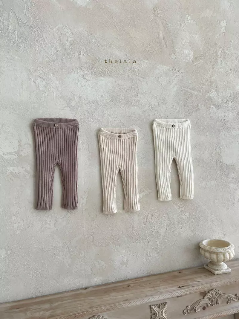 Lala - Korean Children Fashion - #toddlerclothing - Knit Ya Pants - 11