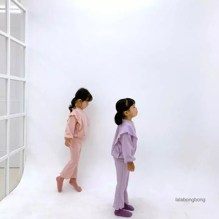 Lalabongbong - Korean Children Fashion - #Kfashion4kids - Caramel Top Bottom Set - 11