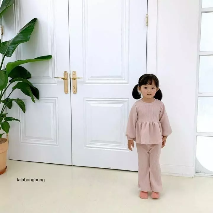 Lalabongbong - Korean Children Fashion - #Kfashion4kids - Awsome Top Bottom Set - 8