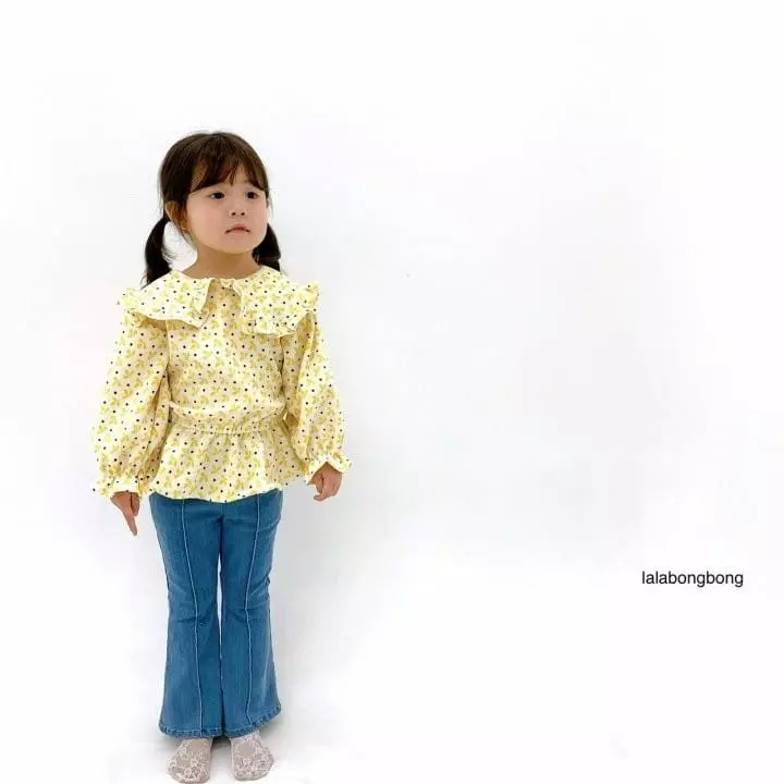 Lalabongbong - Korean Children Fashion - #Kfashion4kids - Pintuck Jeans - 10