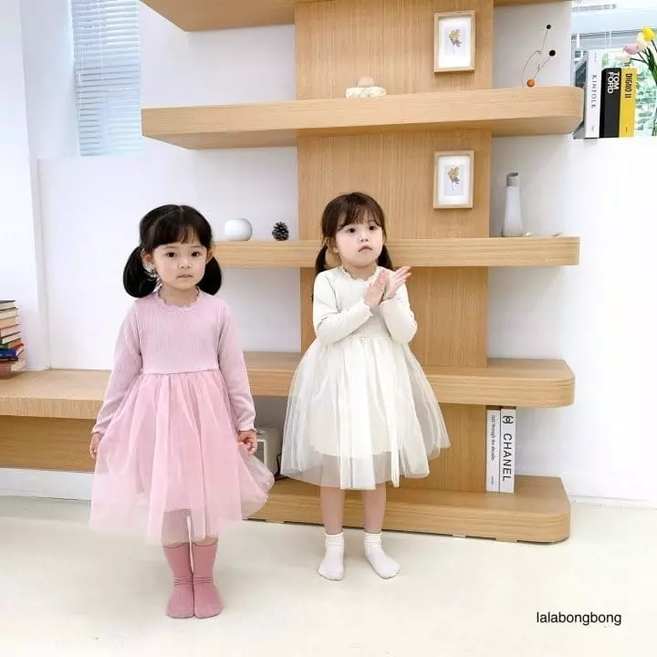 Lalabongbong - Korean Children Fashion - #childofig - Heart Breaker Sha One-piece - 2