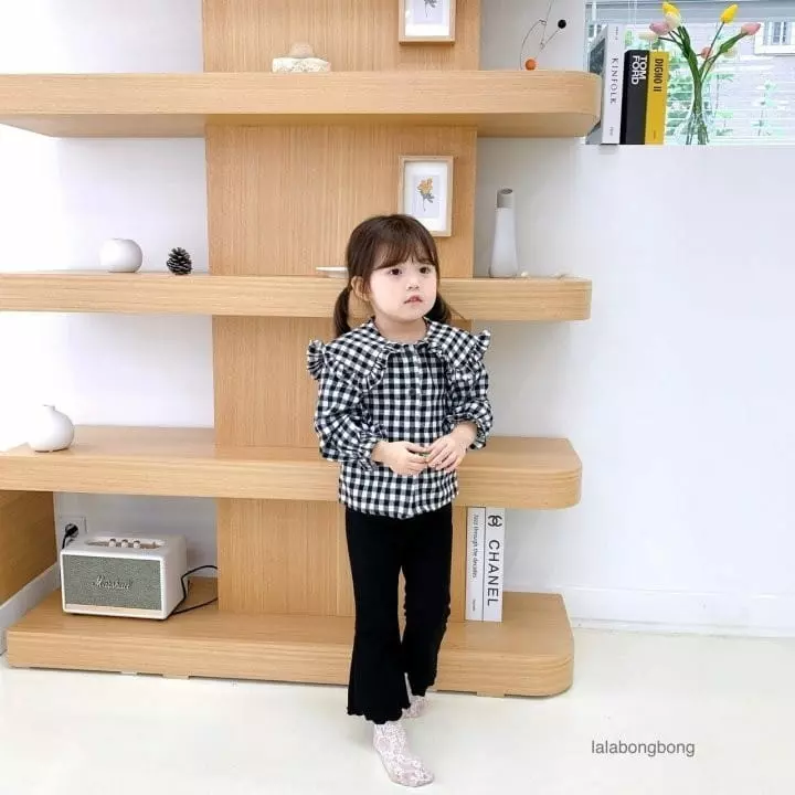Lalabongbong - Korean Children Fashion - #childofig - Bonobn Collar Blouse - 12