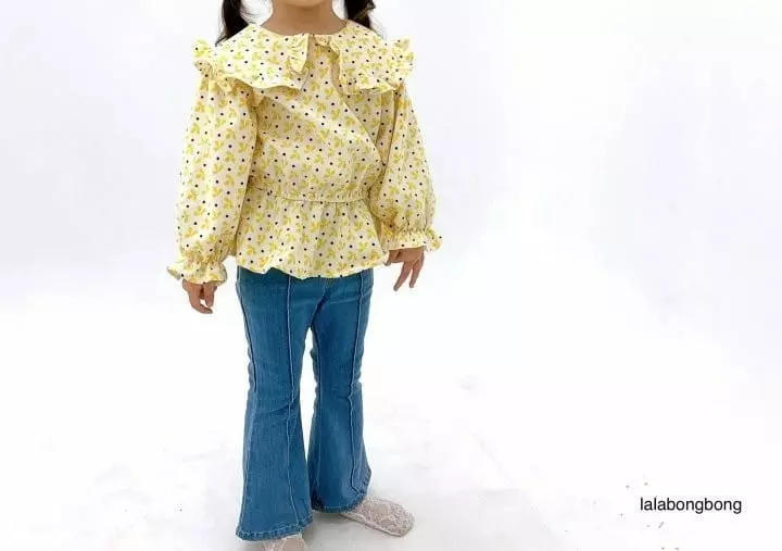 Lalabongbong - Korean Children Fashion - #childofig - Pintuck Jeans - 2