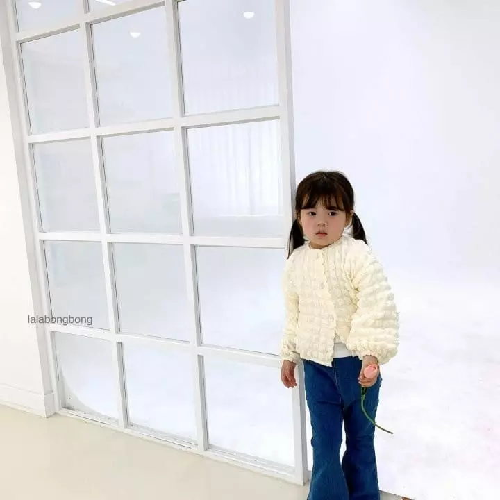 Lalabongbong - Korean Children Fashion - #childrensboutique - Pompom Cardigan - 2